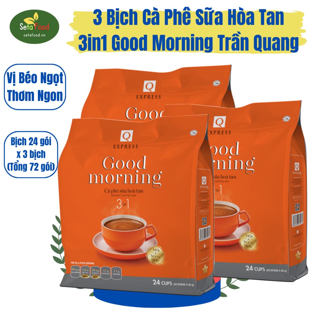 Растворимый кофе 3-в-1 Good Morning (Trần Quang)