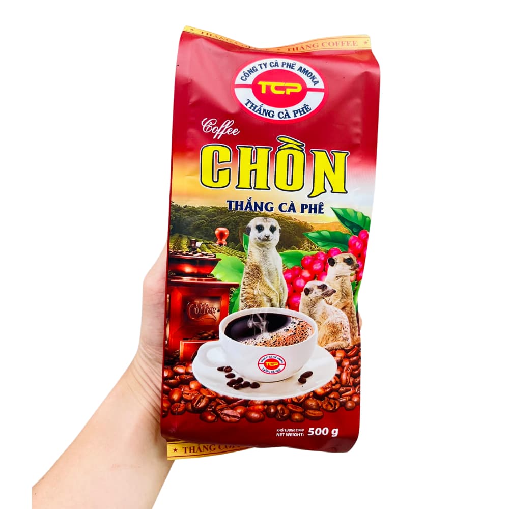 Кофе Chồn Бан Мê, молотый, средней крепости, красная пачка