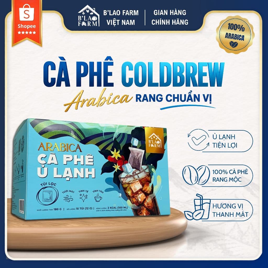 Дрип-пакеты Cold Brew бренда B'Lao Farm