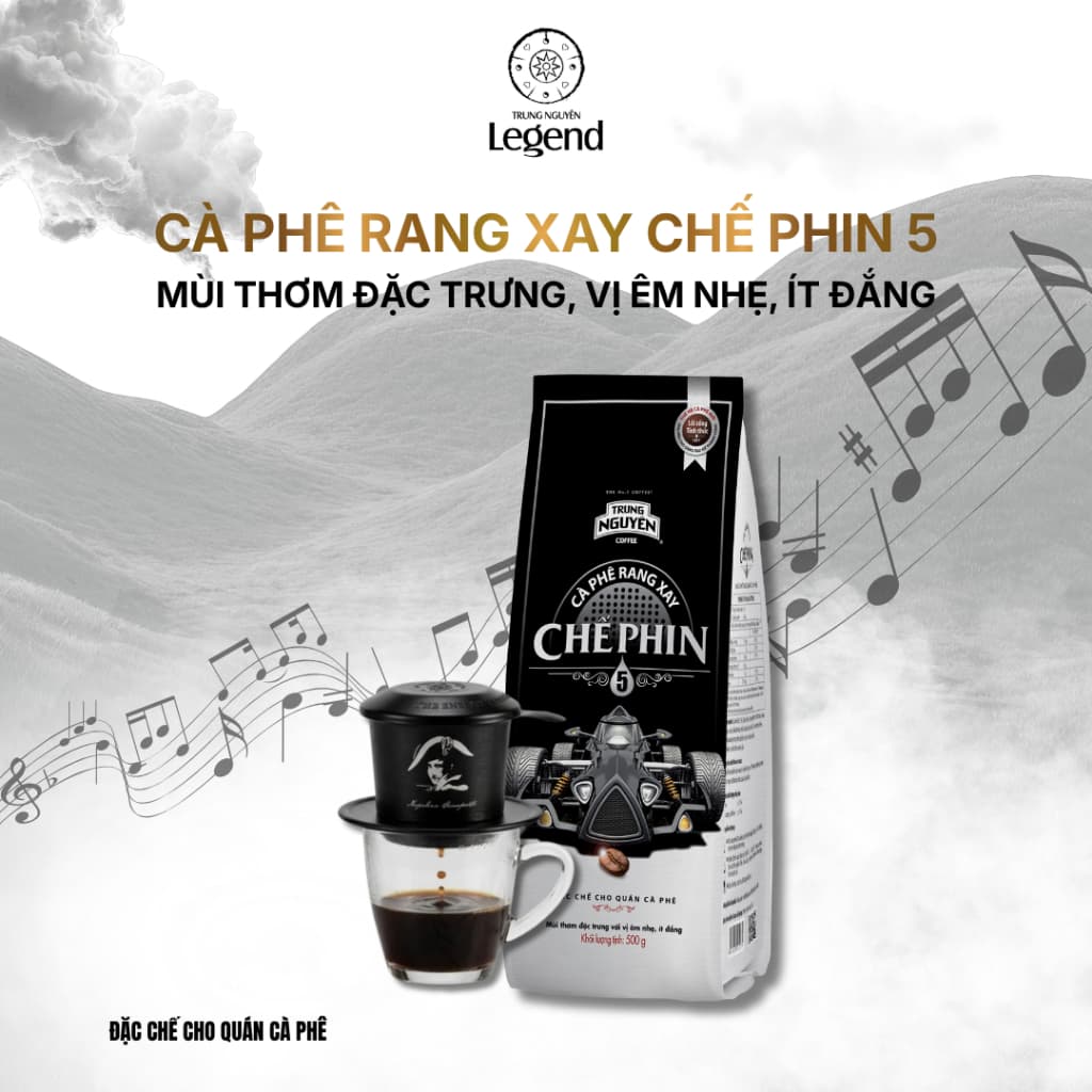 Молотый кофе Trung Nguyên Legend, линейка Chế Phin 5