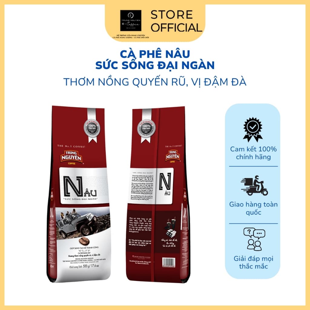 Молотый кофе Trung Nguyên Legend, линейка Nâu Sức Sống
