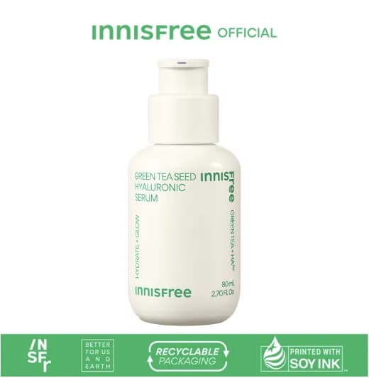 Innisfree Green Tea Seed Hyaluronic Serum, 80 мл — фото 9