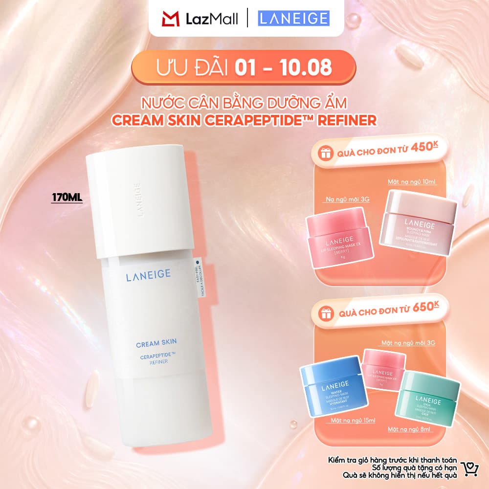 Laneige Nước Cân Bằng Dưỡng Ẩm Creamskin Cerapeptide