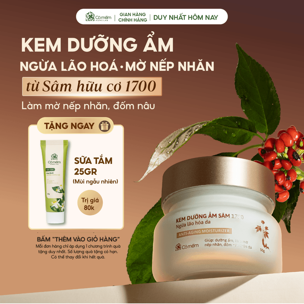 Sâm 1700 Kem Dưỡng Ẩm Da Mặt
