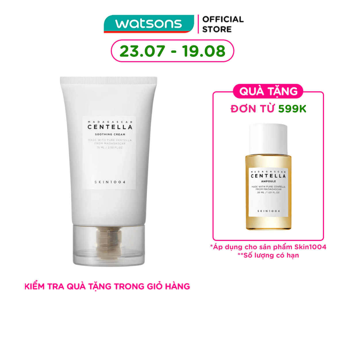 Skin1004 Kem Dưỡng Madagascar Centella Smooth