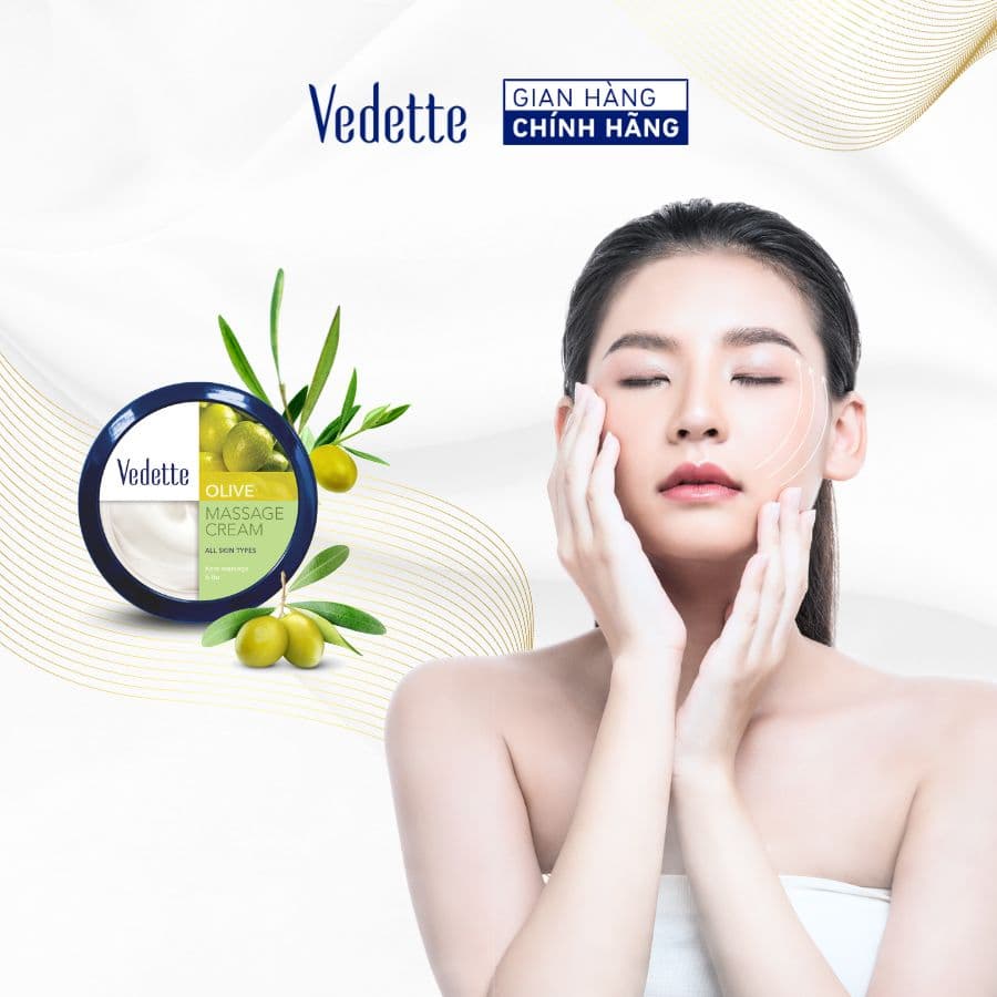 Vedette Kem Massage Olive, 145ml