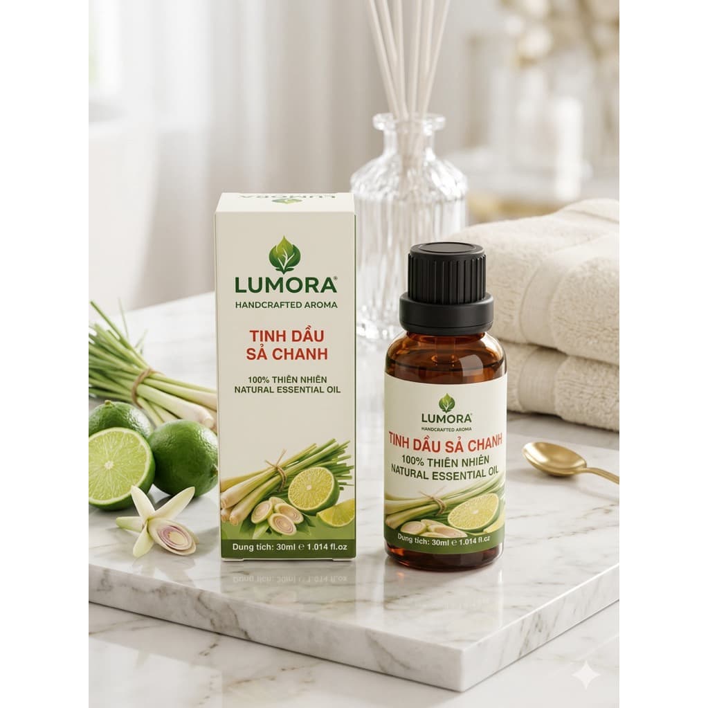 Tinh Dầu Sả Chanh Thiên Nhiên SPA 100ML