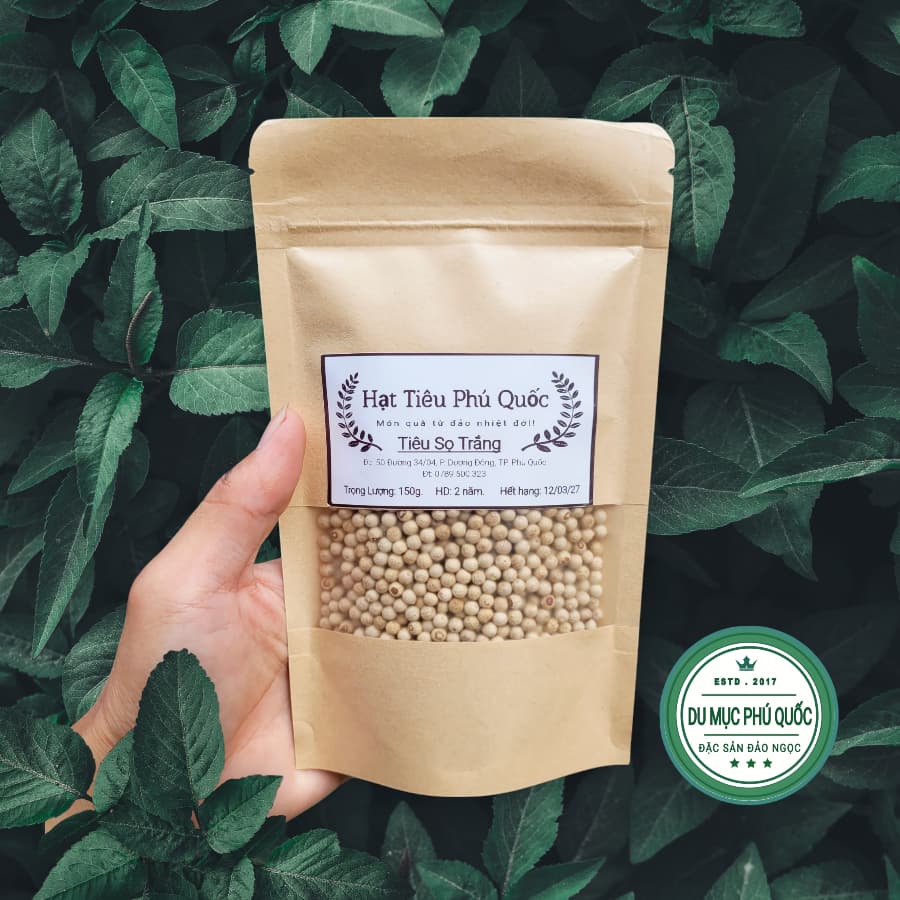 Tiêu Sọ Trắng Phú Quốc gói 150g