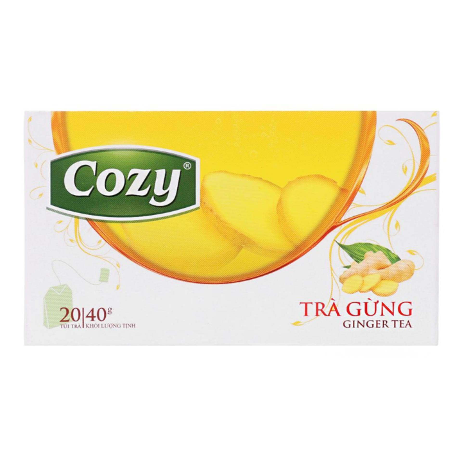 Cozy Trà Túi Lọc Gừng, 40g