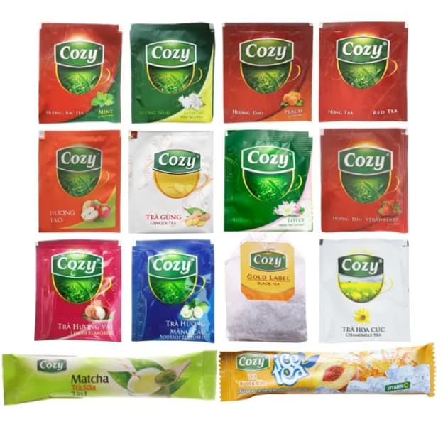 Cozy Trà Túi Lọc Đủ Hương, hộp 50g