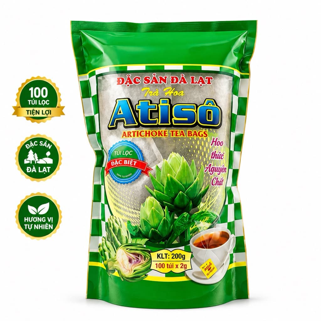 Trà Hoa Atiso Túi Lọc DLFresh Đà Lạt