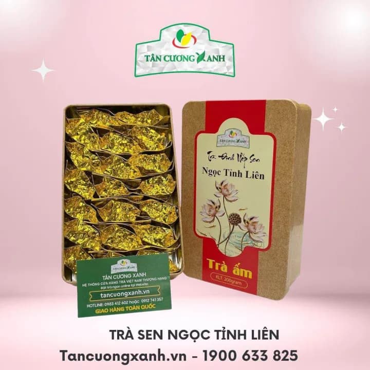 Trà Đinh Ướp Sen Tây Hồ, 100g/200g