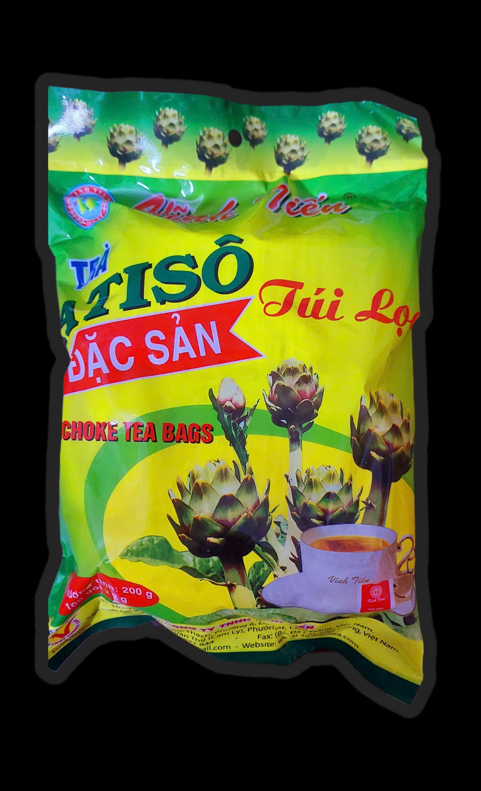 Vĩnh Tiến Trà Atiso Xanh, 100 gói