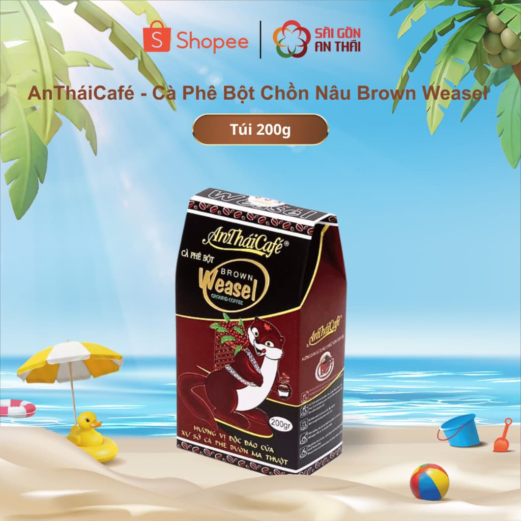 AnThái Cafe Chồn Nâu Brown Weasel