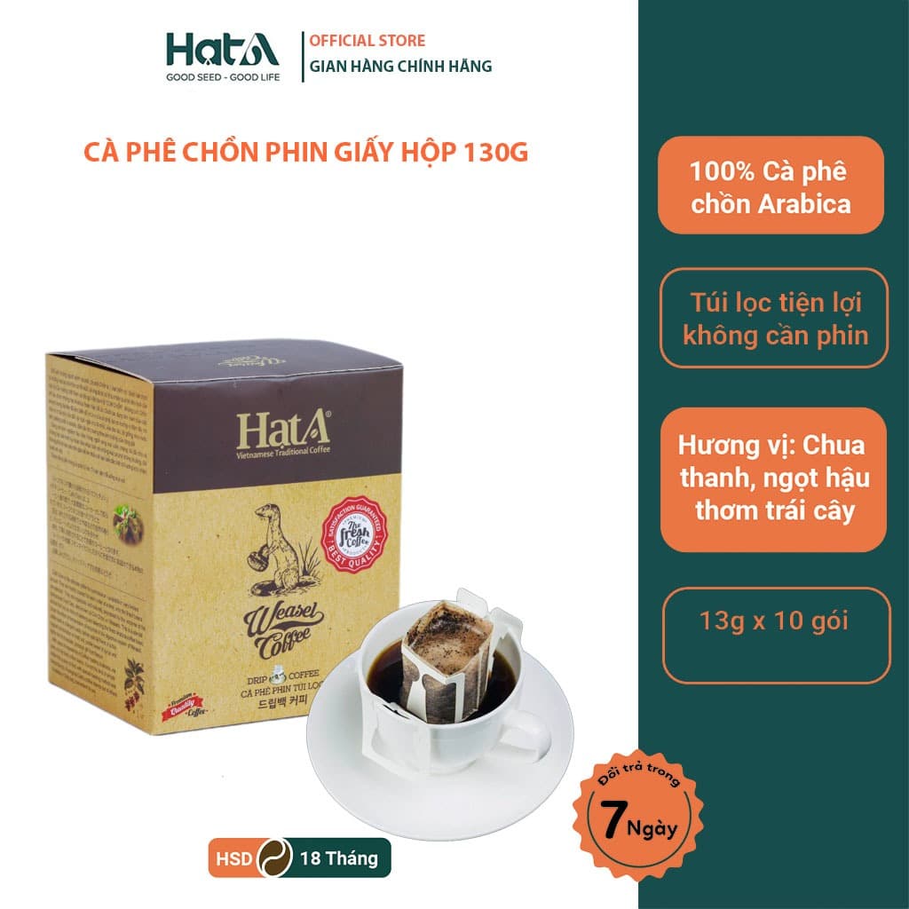 Hạt A Cafe Weasel Drip