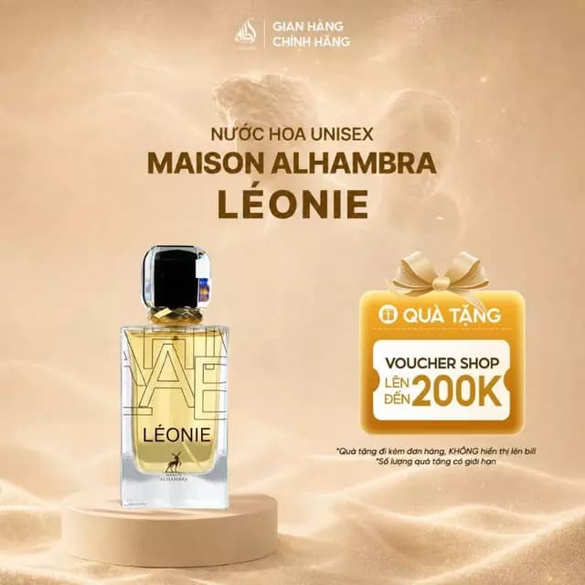 Nước hoa nữ Maison Alhambra Leonie hương thơm thanh lịch thu hút 100ml