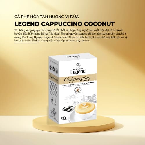 Trung Nguyên Legend Cappuccino Coconut коробка